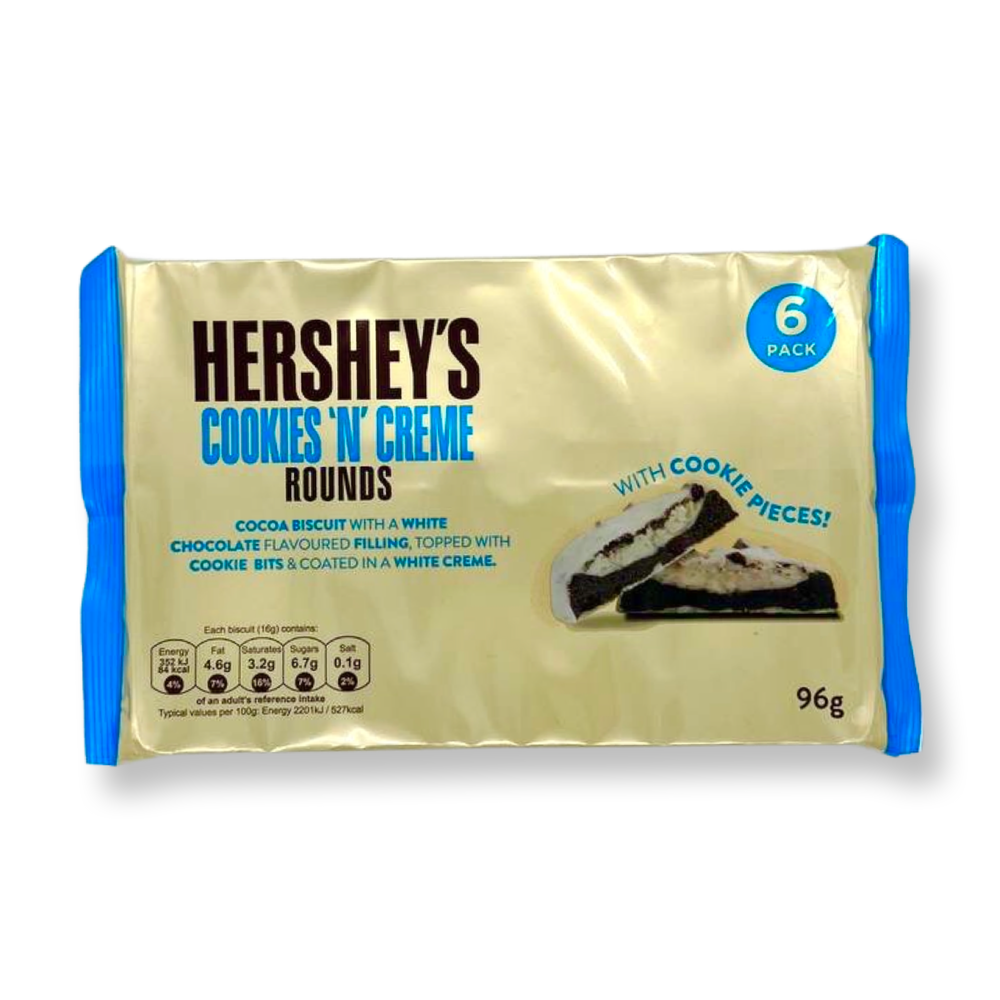 Biscotti Cookies’N Creme Rounds HERSHEY'S 96g