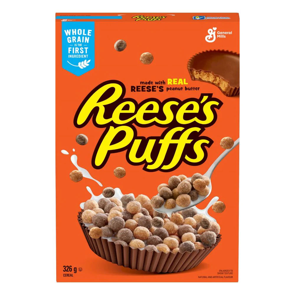 Peanut Butter Puffs, cereali al cacao e burro d'arachidi REESE'S 326g