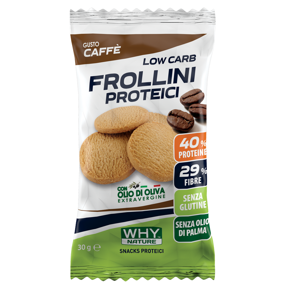 Frollini proteici gusto Caffè WHYNATURE 30g