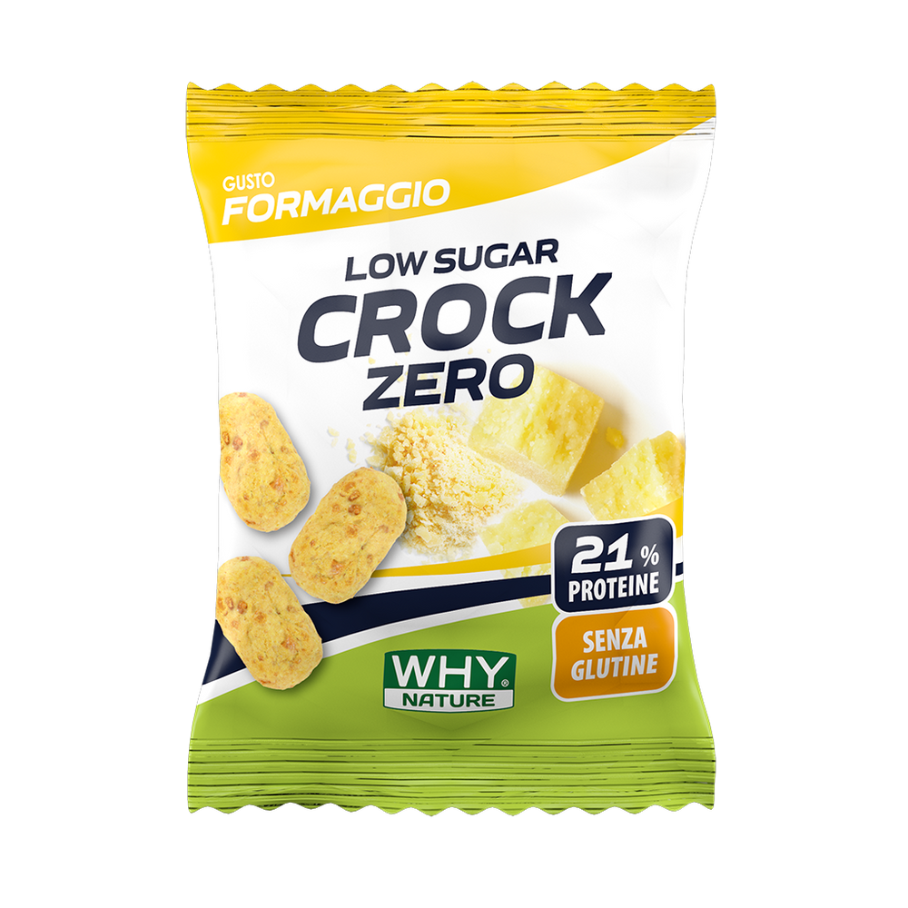 Snack salato proteico al formaggio Crock Zero WHYNATURE 30g