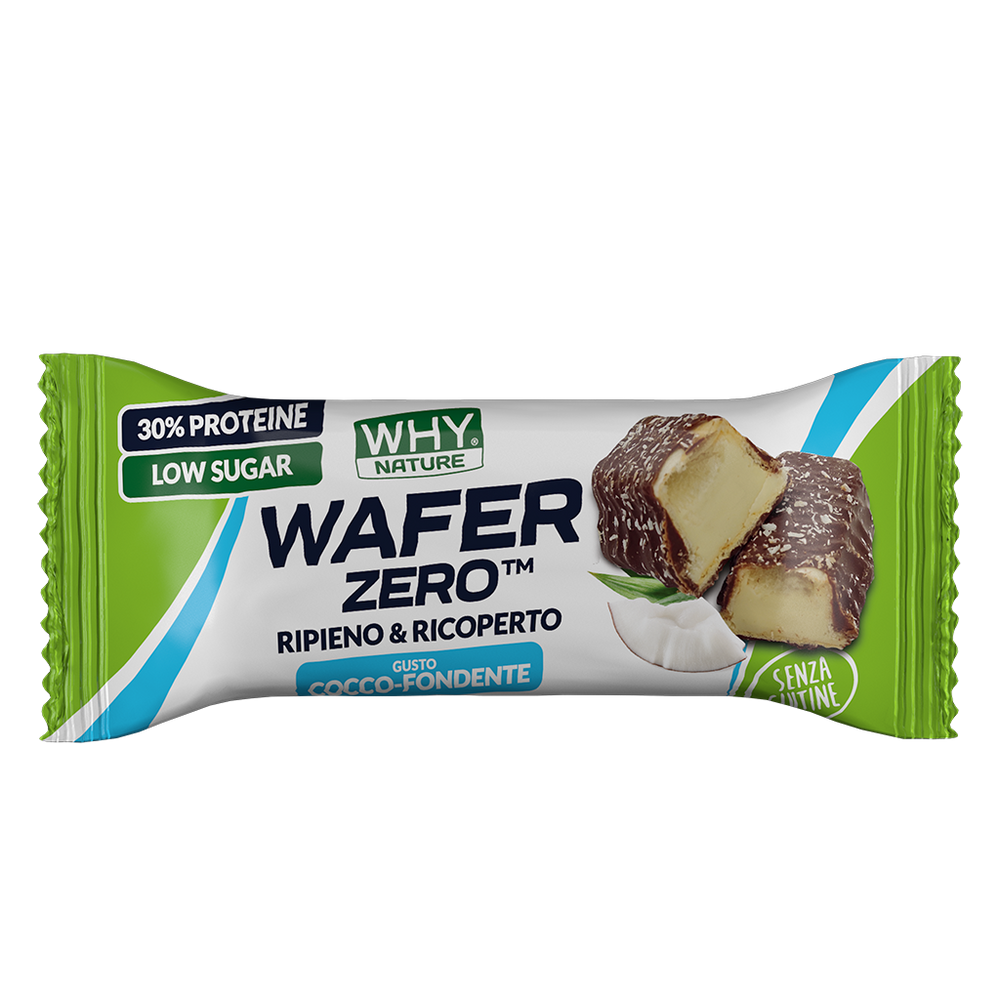 Wafer Proteico cocco fondente Waferzero WHYNATURE 35g