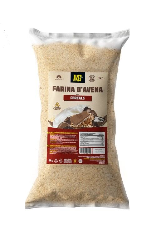 Farina Di Avena Aromatizzati Cereals Yummy Linea MG FOOD 1Kg